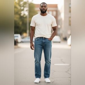 HATHAWAY Denim Fleece Lined Jeans